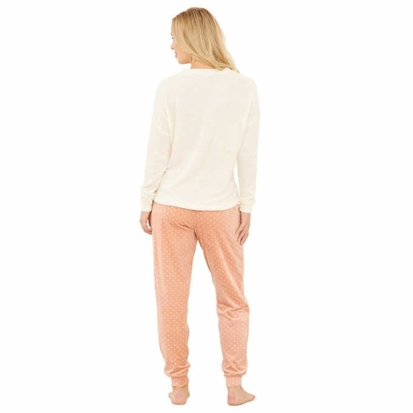 Three Dots Pajama Set with Eye Mask Medium 6-8 - Picture 3 of 7